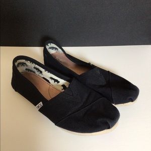 Toms original flats in black